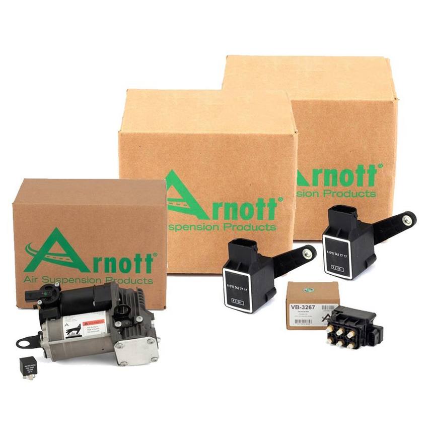 Mercedes Air Suspension Compressor Kit (with Air Suspension and Airmatic) 221320170480 - Arnott 3998873KIT